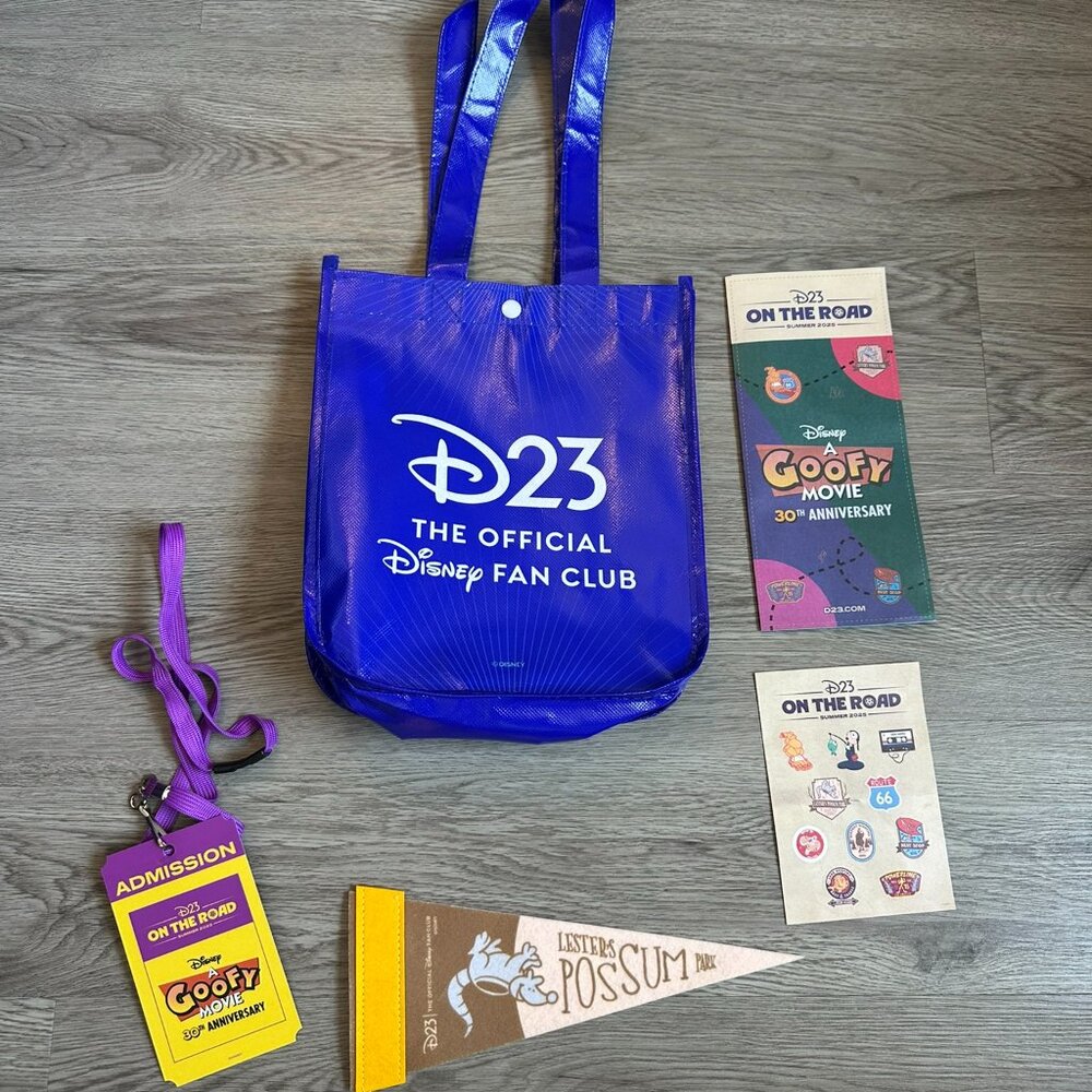 A Goofy Movie D23 On the Road 30th Anniversary Event 2025 Swag Bag